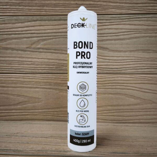 Klej hybrydowy BOND PRO Szary 400g / 290ml - obrazek 3