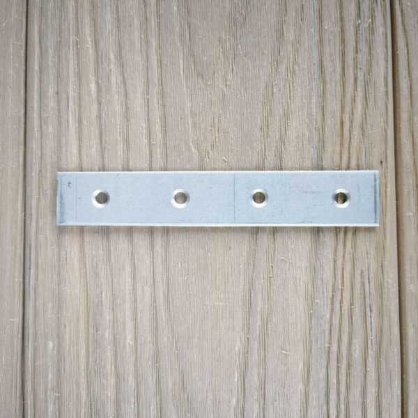 Łącznik płaski 100x20x2mm ocynk biały do LAL4020 - obrazek 2