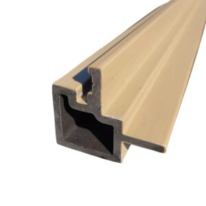 Listwa wykończeniowa narożna lamele 3D DUAL-SYSTEM Beige 3mb