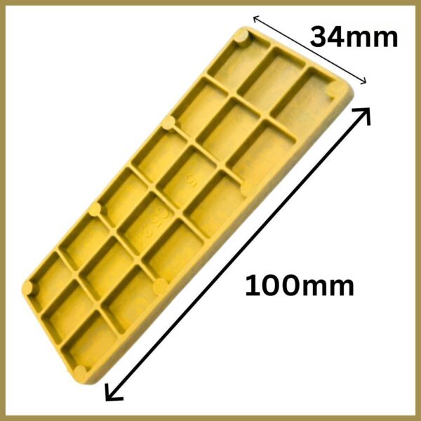 Podkładki montażowe dystansowe 34mm MIX 500szt. 1-5mm walizka M34500 - obrazek 4
