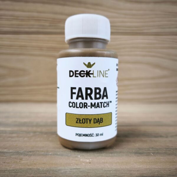 Farba COLOR-MATCH Złoty dąb z pędzelkiem 25ml - obrazek 2