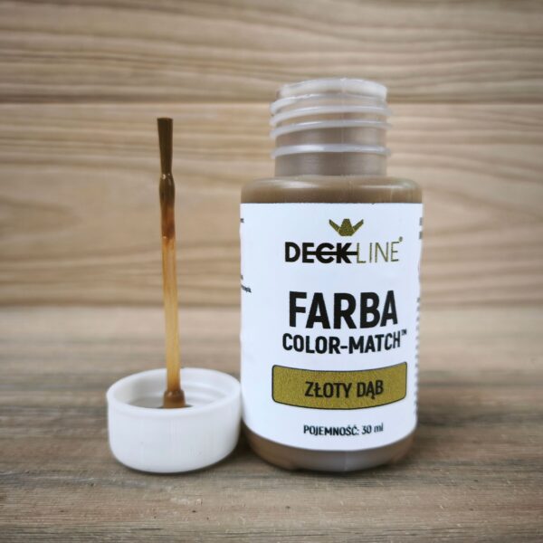 Farba COLOR-MATCH Złoty dąb z pędzelkiem 25ml