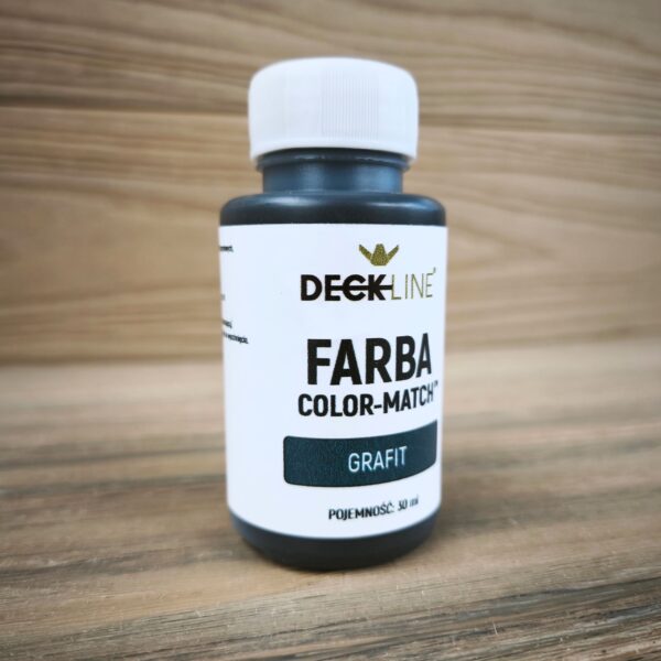 Farba COLOR-MATCH Grafit z pędzelkiem 25ml - obrazek 3