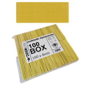 Podkładki montażowe 40x4mm 100szt. S4004