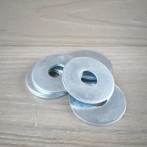 Podkładka okrągła zgrubna powiększona 16x50x3mm DIN9021 ocynk biały