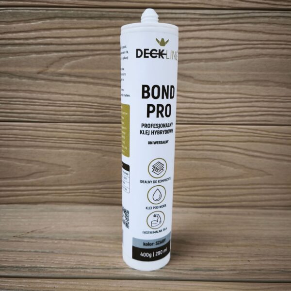 Klej hybrydowy BOND PRO Szary 400g / 290ml - obrazek 2