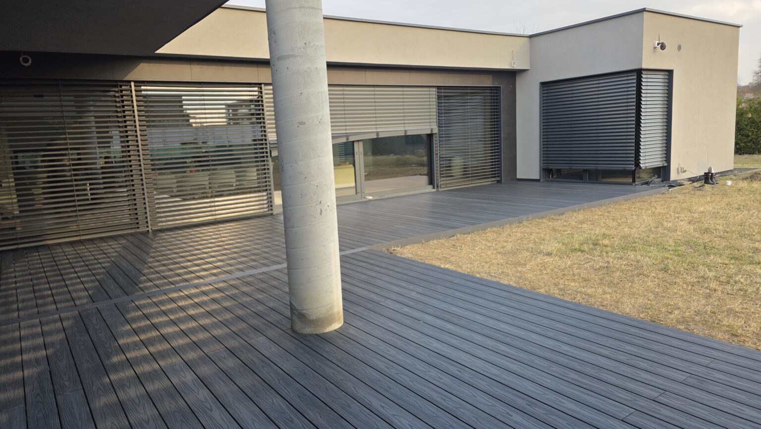 Realizacja tarasu z deski kompozytowej Nexo Grafit | Rybnik