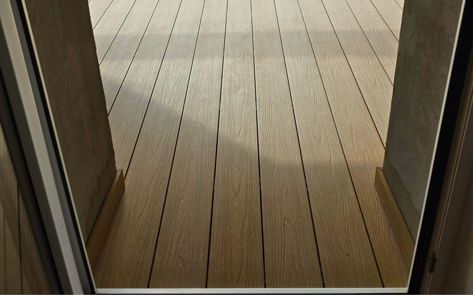 Realizacja tarasu z deski kompozytowej Nexo Beige | Cieszyn