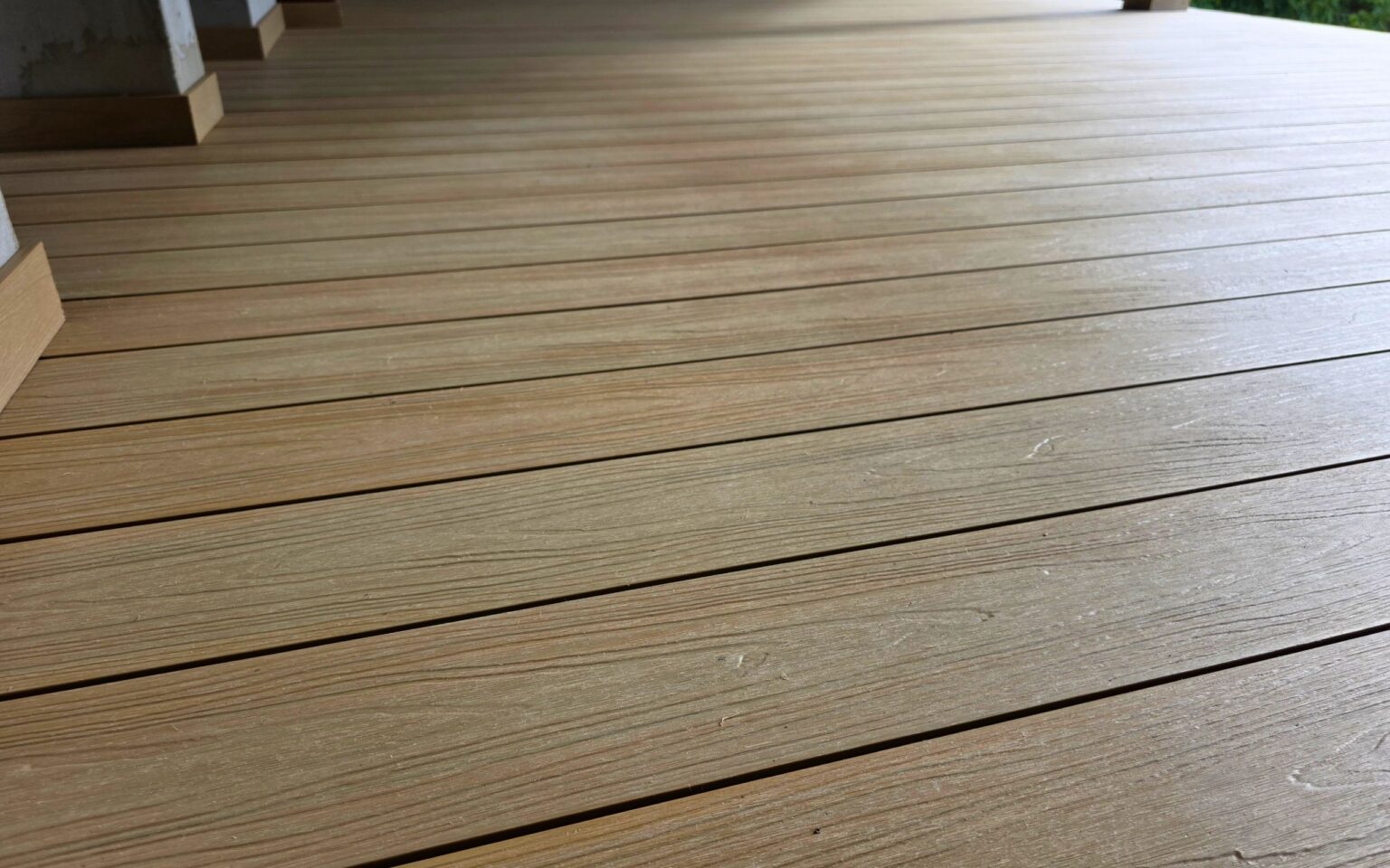 Realizacja tarasu z deski kompozytowej Nexo Beige | Cieszyn