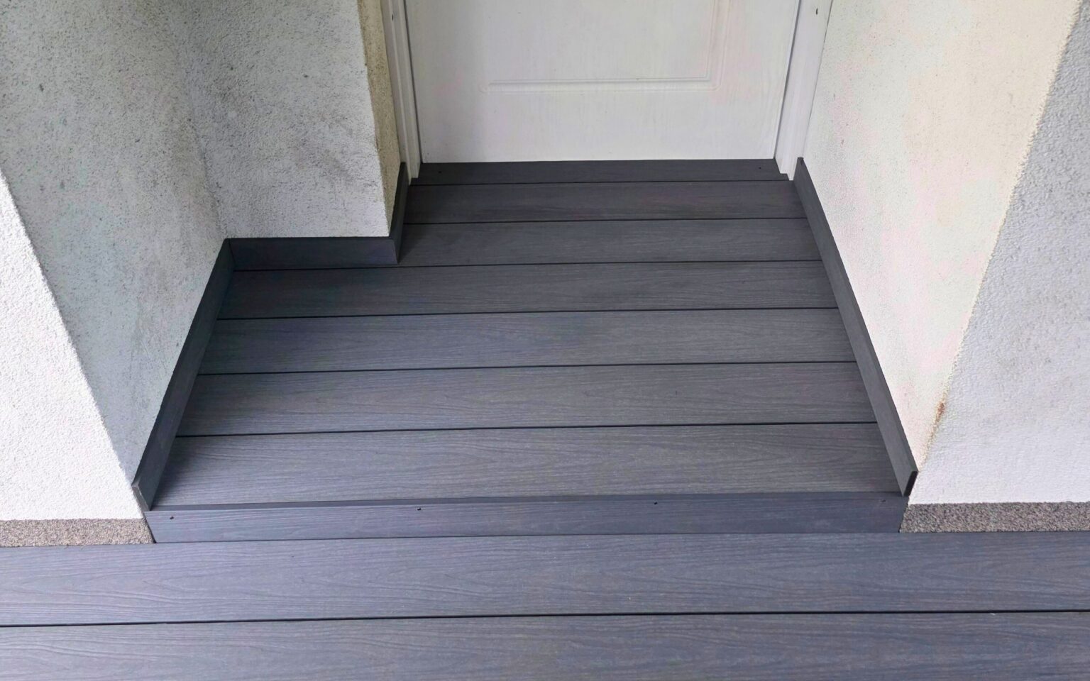 Realizacja wejścia z deski kompozytowej Nexo Szary | Zaborze