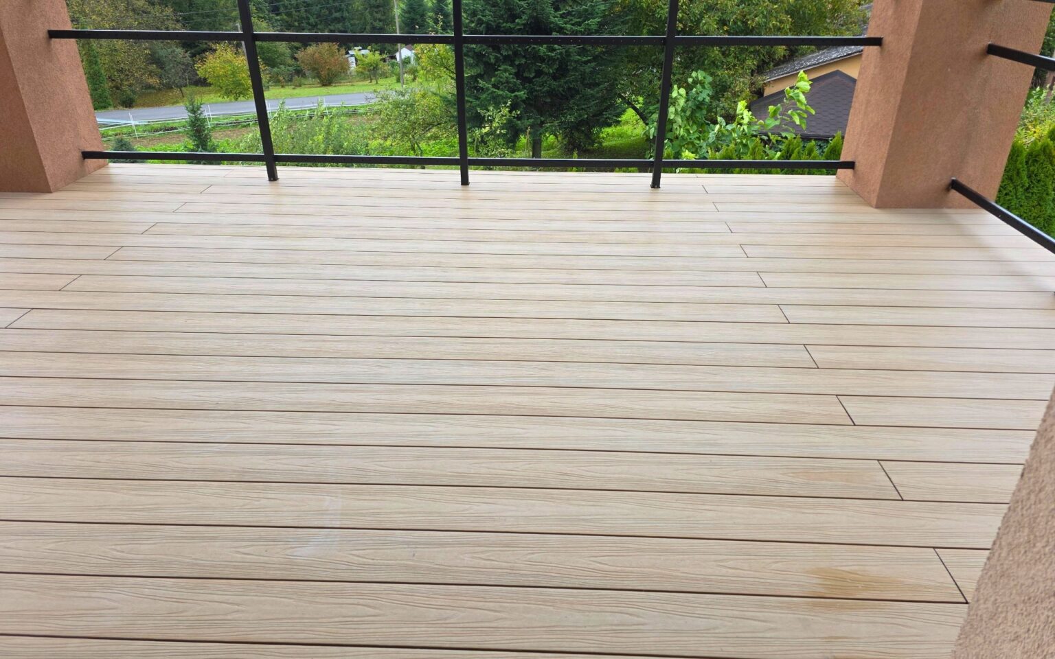 Realizacja z deski kompozytowej Nexo Beige | Bestwina