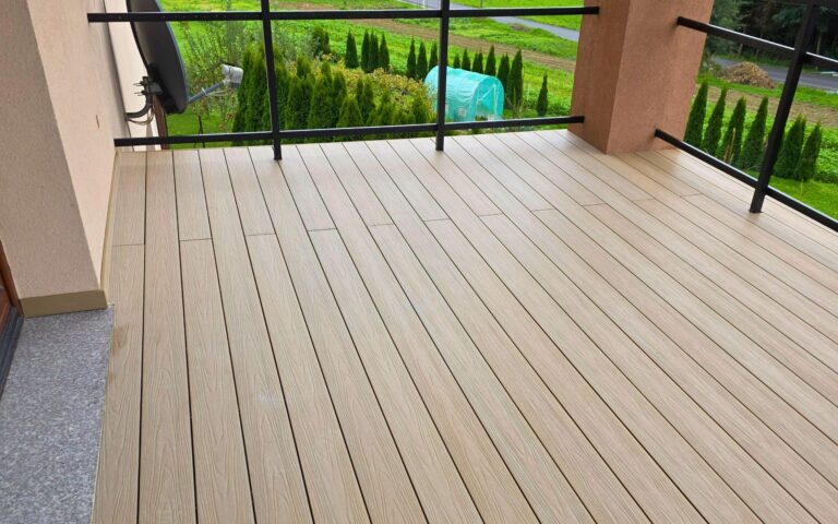 Realizacja z deski kompozytowej Nexo Beige | Bestwina